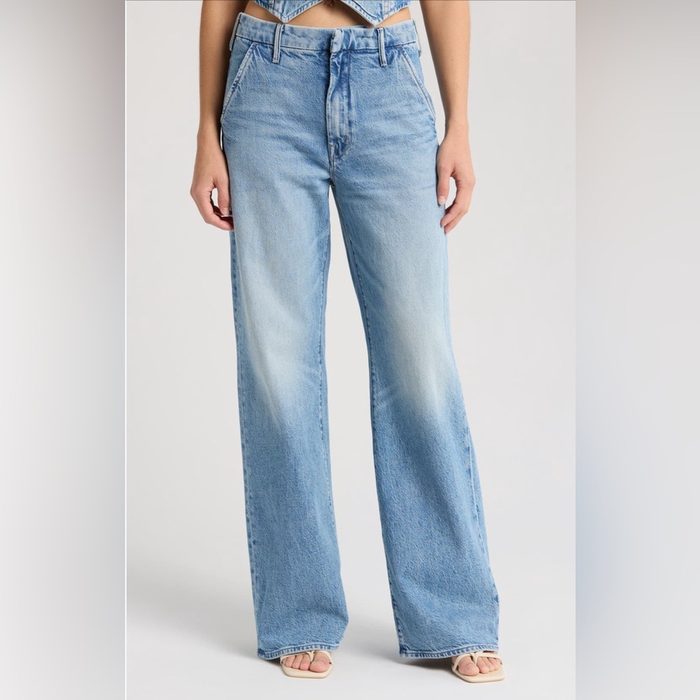 MOTHER Superior Sk8ter Prep Sneak Denim Jeans NWT